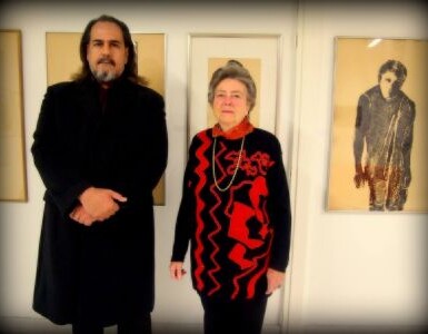 With the painter Ismini Voyatzoglu - Sklirou (2014)