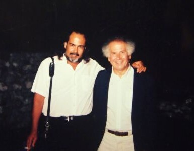 With composer Ilias Andriopoulos